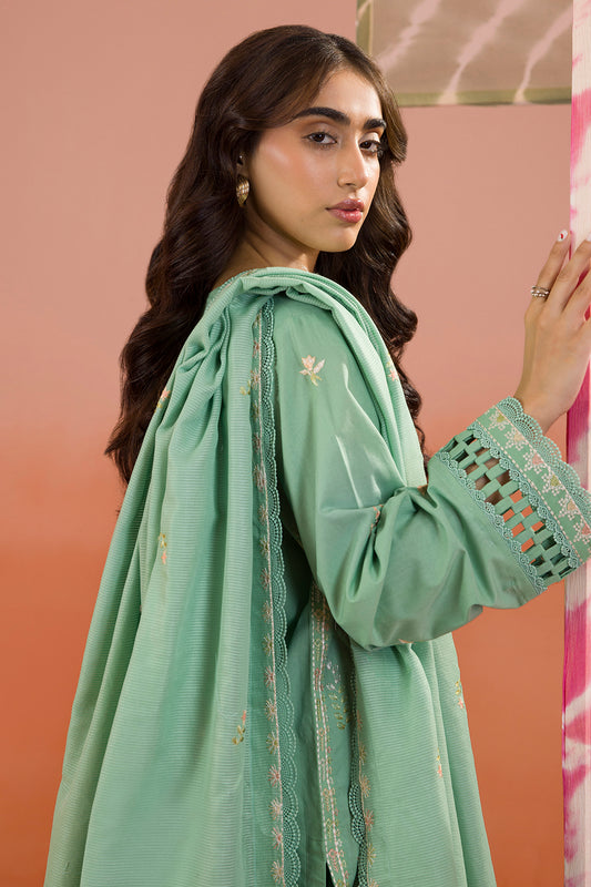 Embroidered Shirt Shalwar Dupatta - 0063