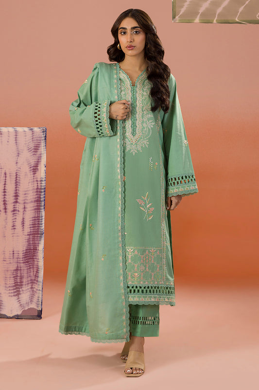 Embroidered Shirt Shalwar Dupatta - 0063