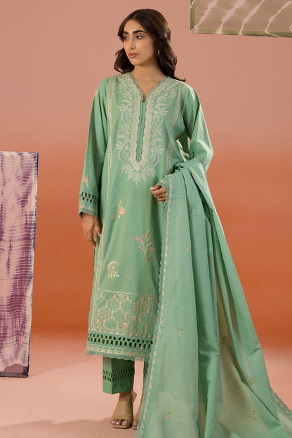 Embroidered Shirt Shalwar Dupatta - 0063