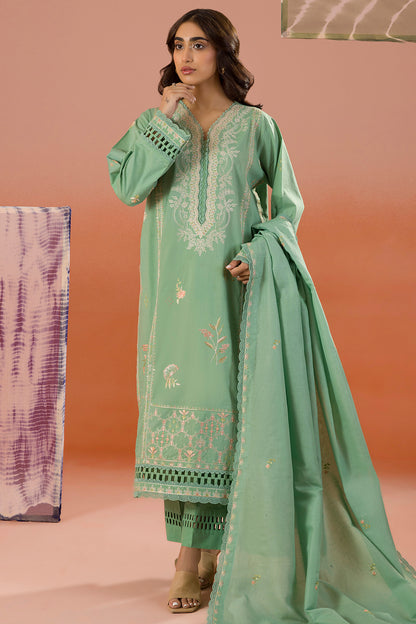 Embroidered Shirt Shalwar Dupatta - 0063