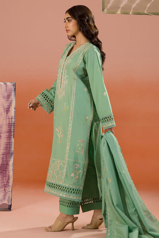 Embroidered Shirt Shalwar Dupatta - 0063