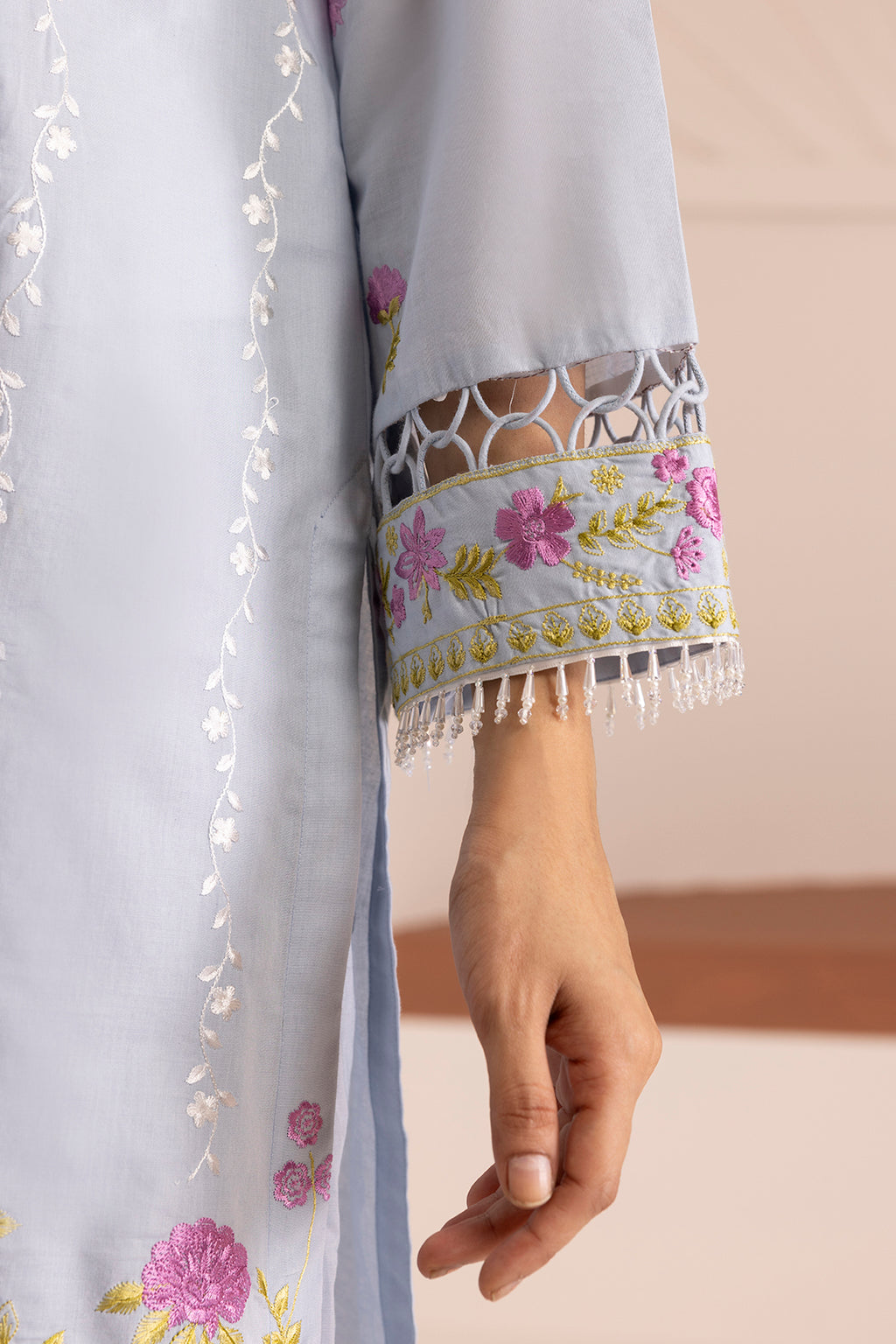Embroidered Shirt Shalwar Dupatta - 0064