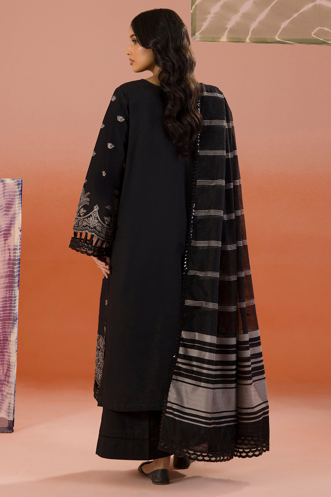 Embroidered Shirt Shalwar Dupatta - 0065