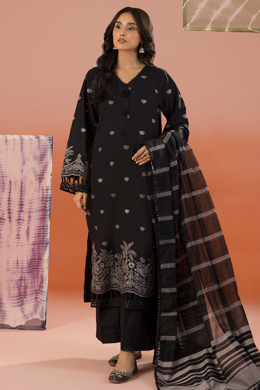 Embroidered Shirt Shalwar Dupatta - 0065