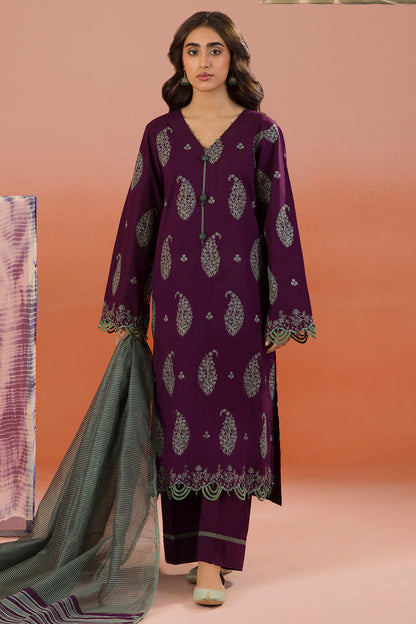 Embroidered Shirt Shalwar Dupatta - 0066