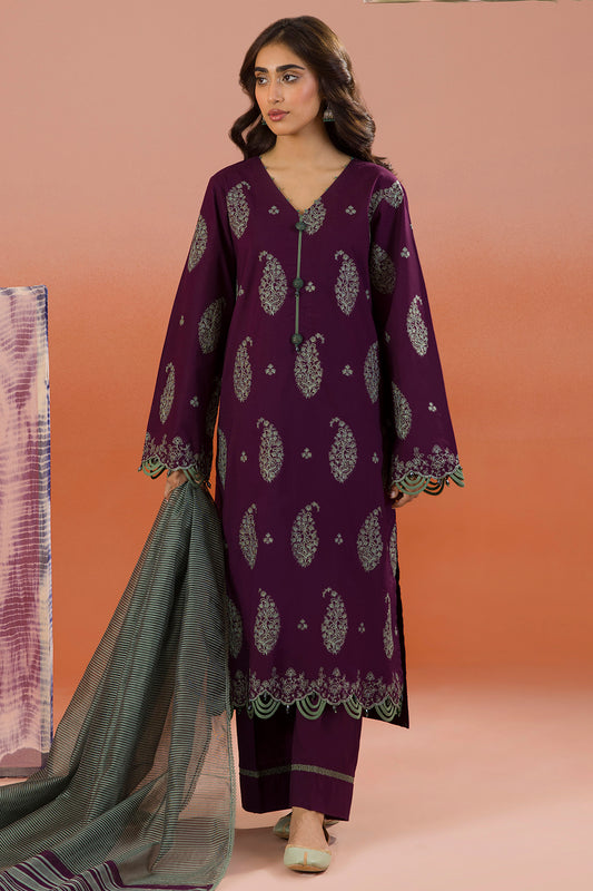Embroidered Shirt Shalwar Dupatta - 0066