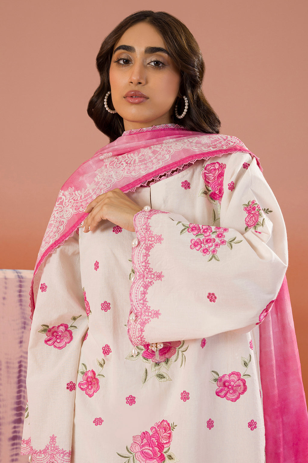 Embroidered Shirt Shalwar Dupatta - 0067