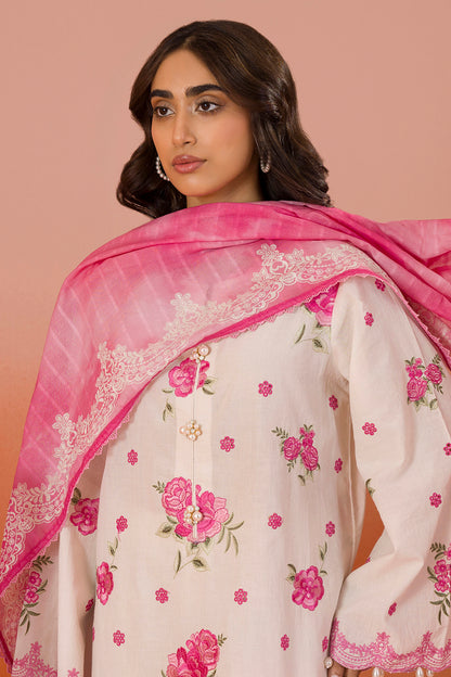 Embroidered Shirt Shalwar Dupatta - 0067