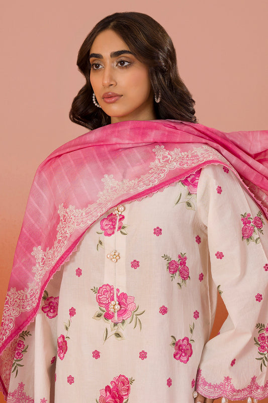 Embroidered Shirt Shalwar Dupatta - 0067