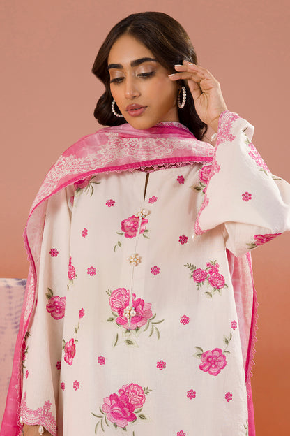 Embroidered Shirt Shalwar Dupatta - 0067