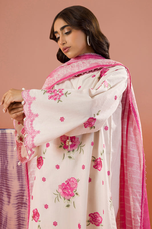 Embroidered Shirt Shalwar Dupatta - 0067