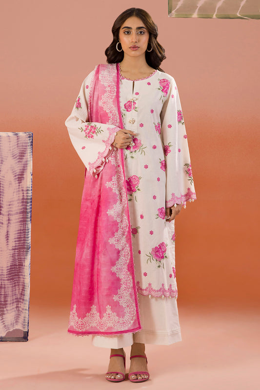 Embroidered Shirt Shalwar Dupatta - 0067