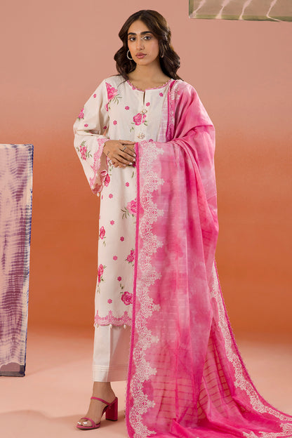 Embroidered Shirt Shalwar Dupatta - 0067