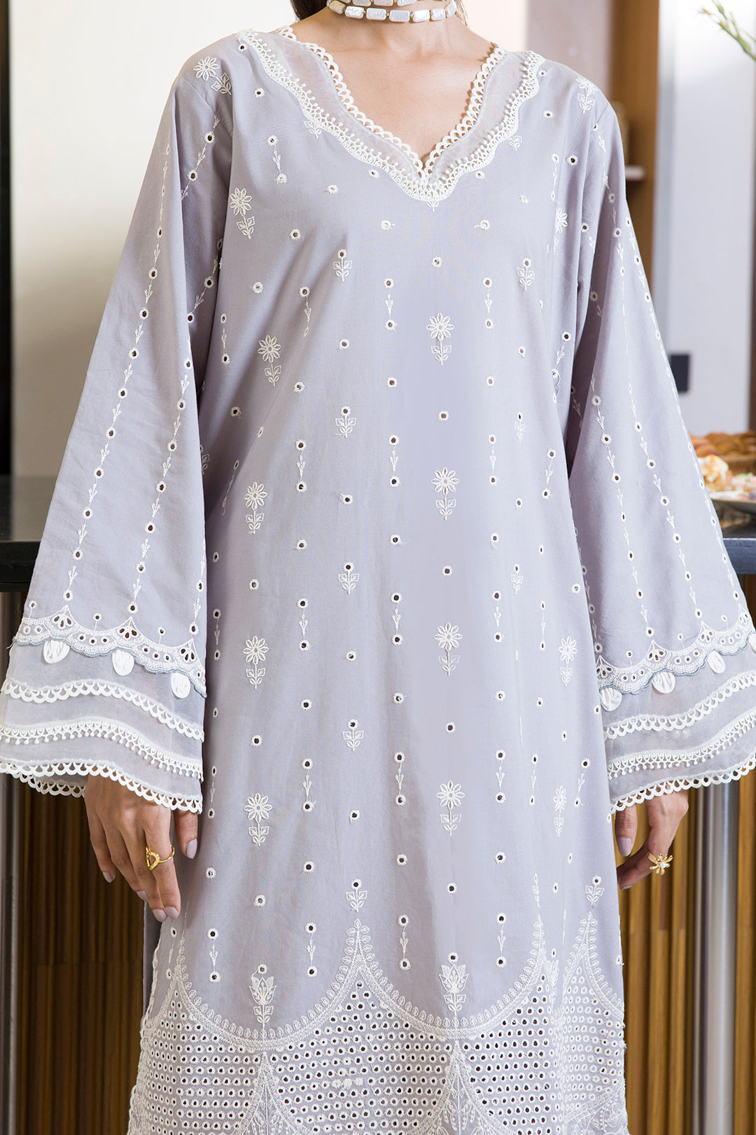 Embroidered Shirt Shalwar Dupatta - 0069