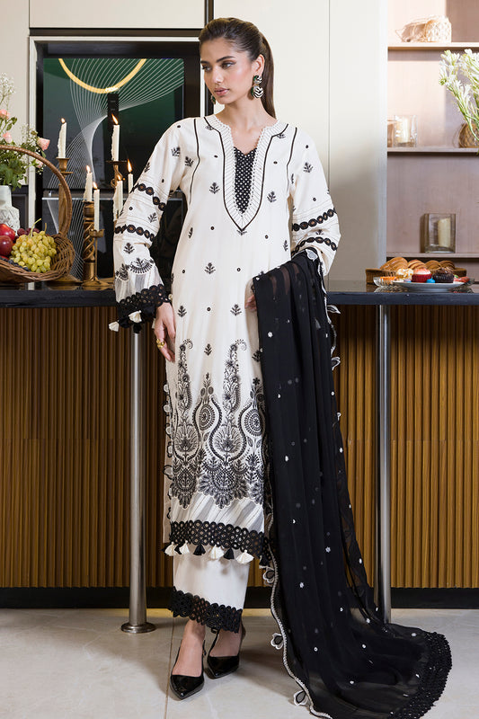 Embroidered Shirt Shalwar Dupatta - 0071