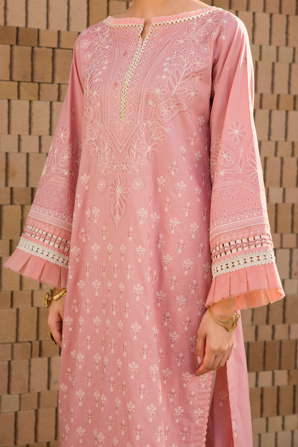 Embroidered Shirt Shalwar Dupatta - 0072
