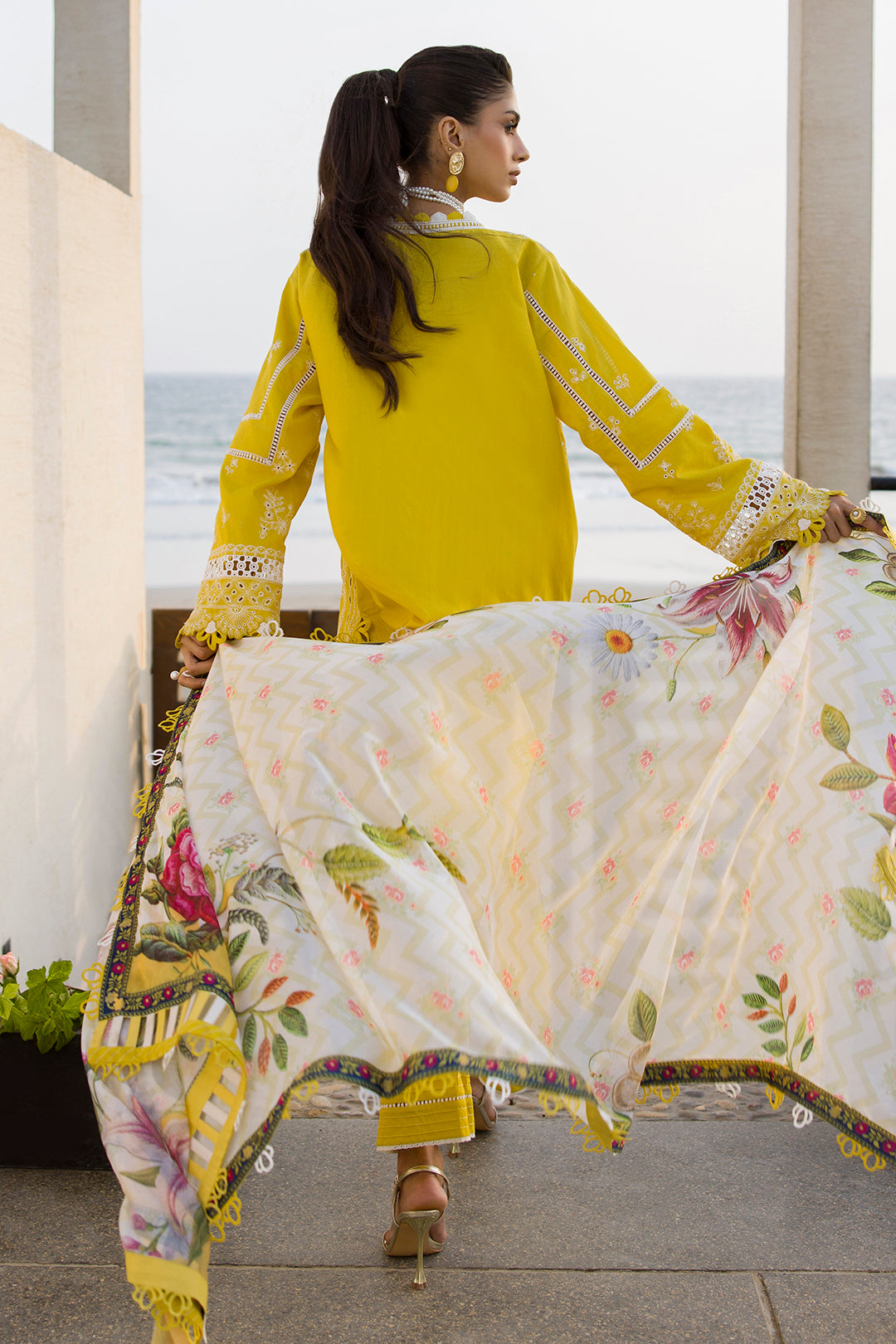 Embroidered Shirt Shalwar Dupatta - 0073