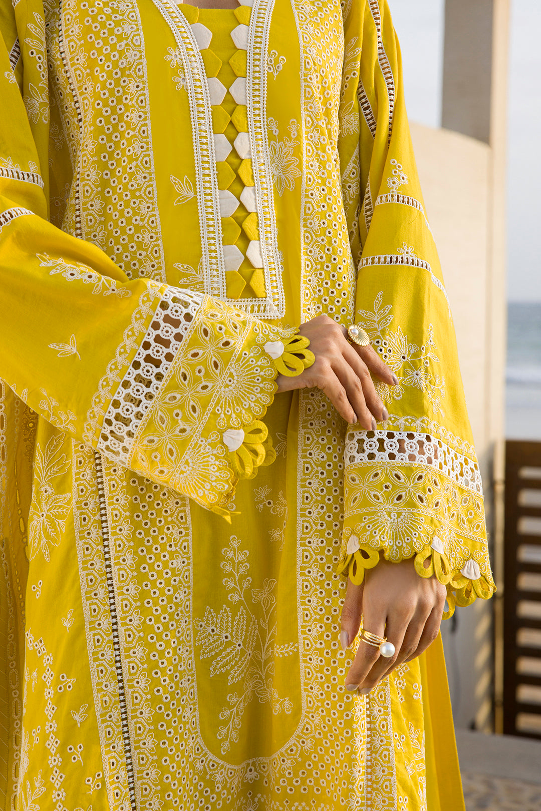 Embroidered Shirt Shalwar Dupatta - 0073