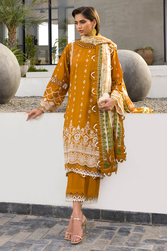Embroidered Shirt Shalwar Dupatta - 0074