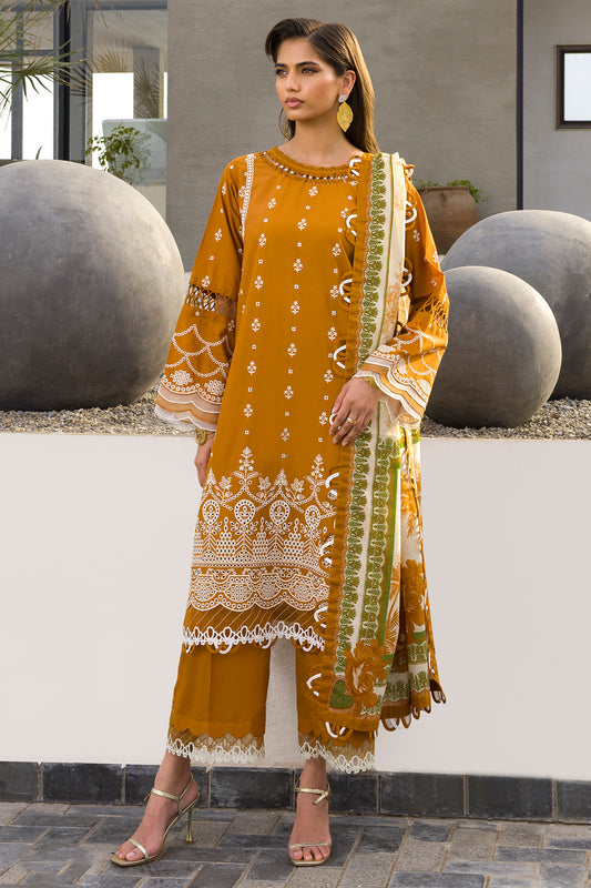 Embroidered Shirt Shalwar Dupatta - 0074