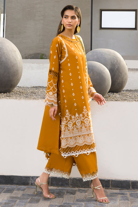 Embroidered Shirt Shalwar Dupatta - 0074