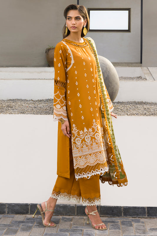 Embroidered Shirt Shalwar Dupatta - 0074