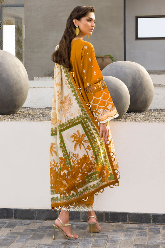 Embroidered Shirt Shalwar Dupatta - 0074