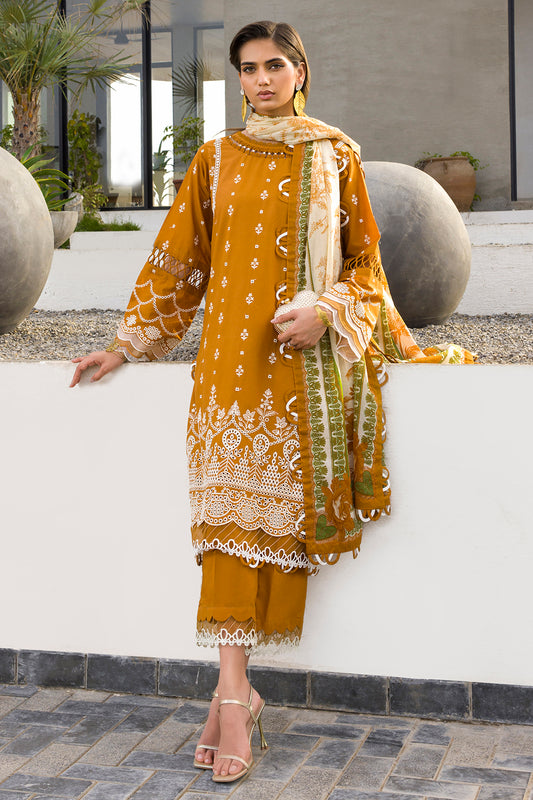 Embroidered Shirt Shalwar Dupatta - 0074