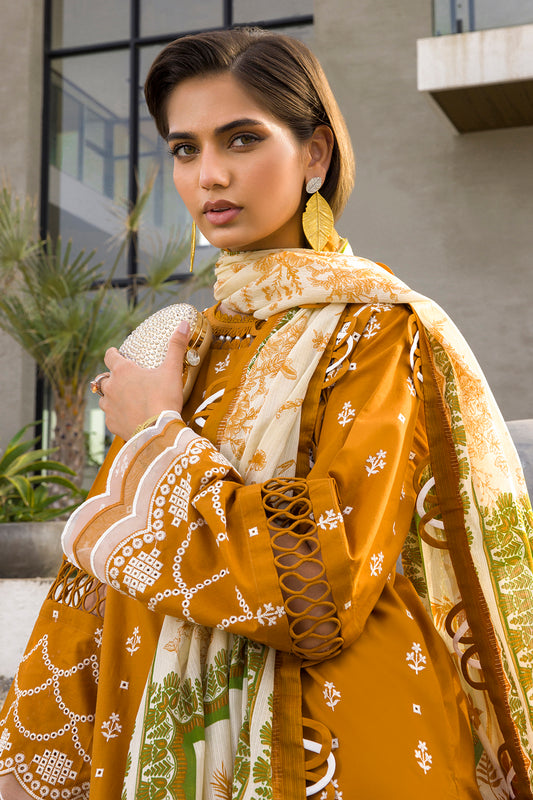 Embroidered Shirt Shalwar Dupatta - 0074