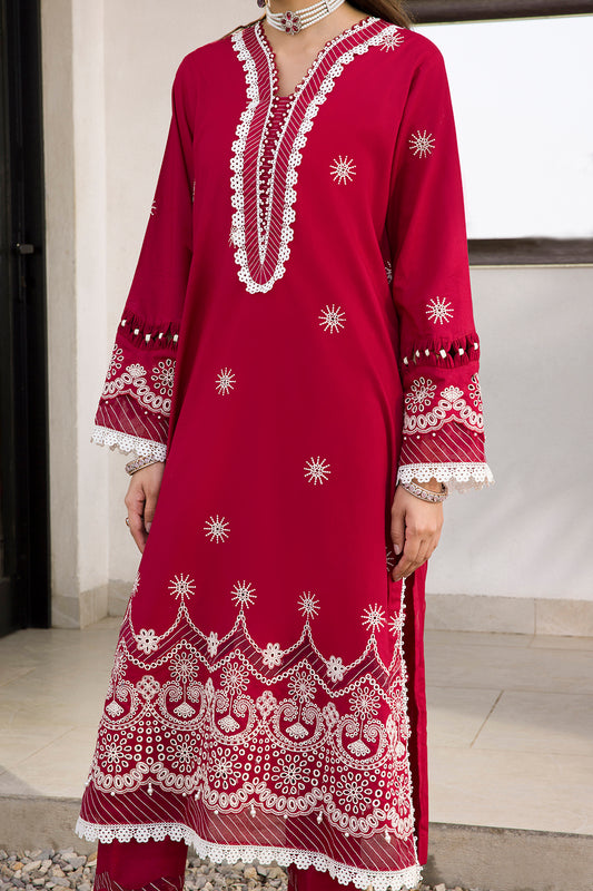 Embroidered Shirt Shalwar Dupatta - 0075
