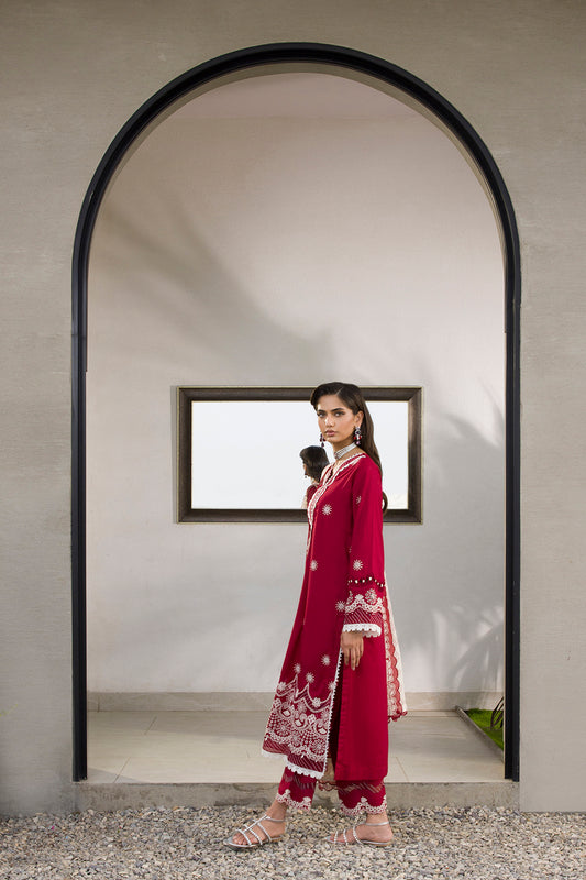 Embroidered Shirt Shalwar Dupatta - 0075