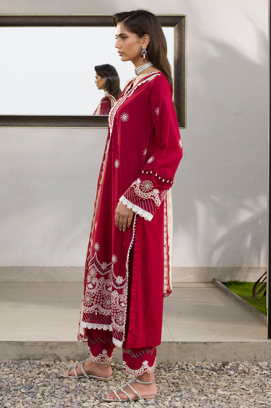 Embroidered Shirt Shalwar Dupatta - 0075