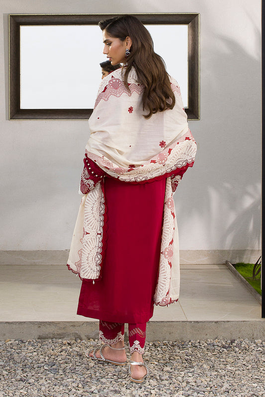 Embroidered Shirt Shalwar Dupatta - 0075