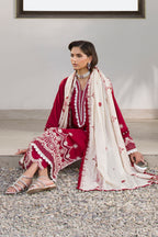 Embroidered Shirt Shalwar Dupatta - 0075