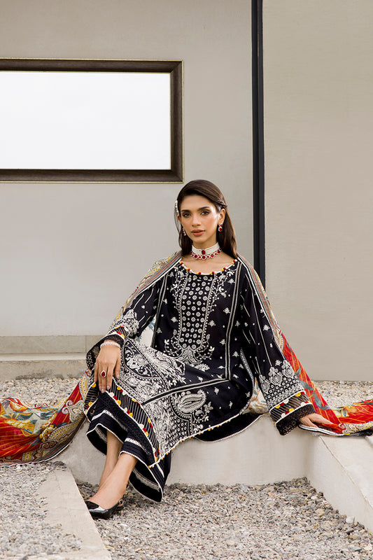 Embroidered Shirt Shalwar Dupatta - 0080