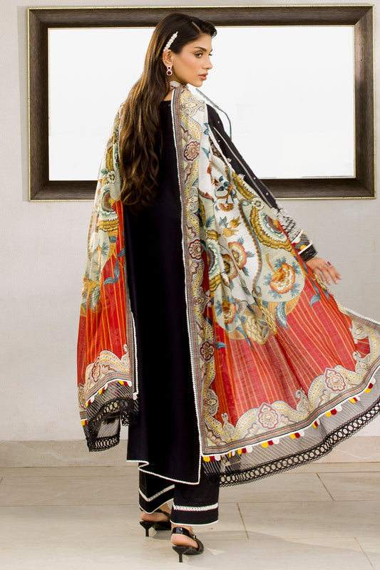 Embroidered Shirt Shalwar Dupatta - 0080