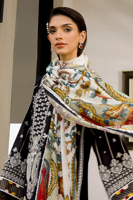 Embroidered Shirt Shalwar Dupatta - 0080