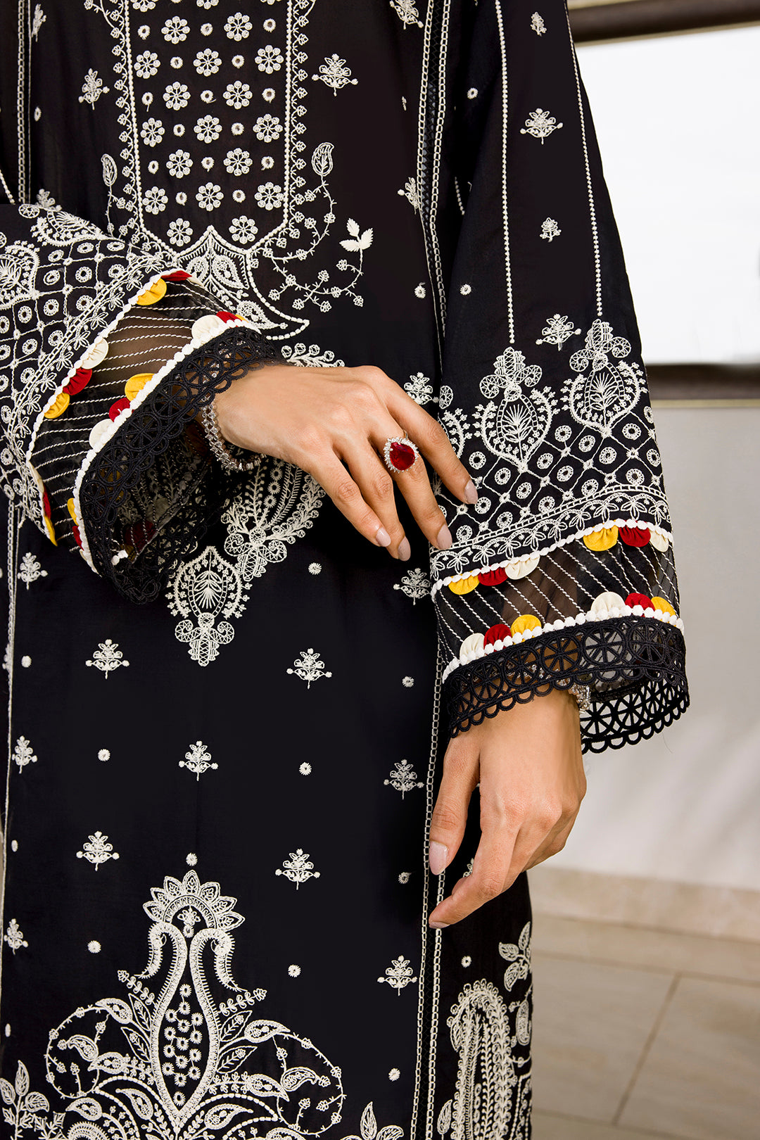 Embroidered Shirt Shalwar Dupatta - 0080
