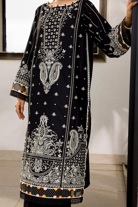 Embroidered Shirt Shalwar Dupatta - 0080