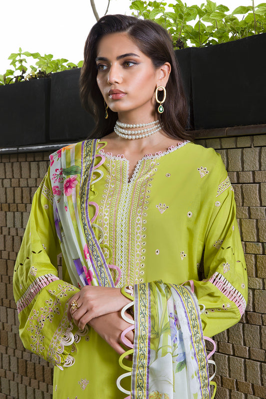 Embroidered Shirt Shalwar Dupatta - 0081