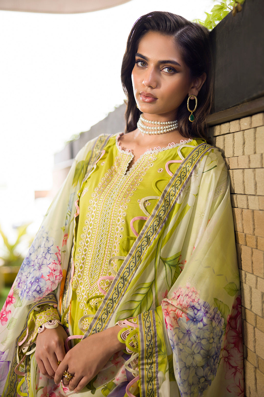 Embroidered Shirt Shalwar Dupatta - 0081