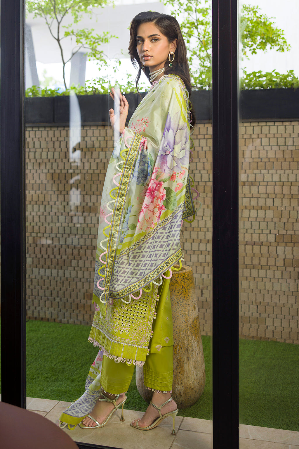 Embroidered Shirt Shalwar Dupatta - 0081