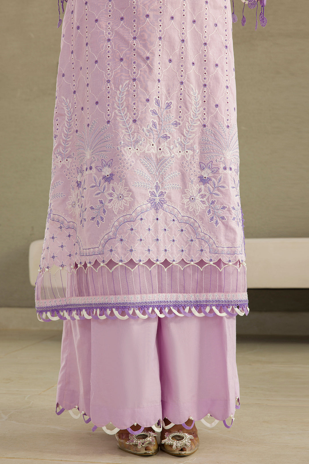 Embroidered Shirt Shalwar Dupatta - 0082
