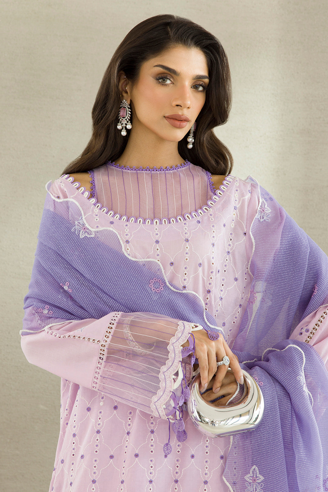 Embroidered Shirt Shalwar Dupatta - 0082