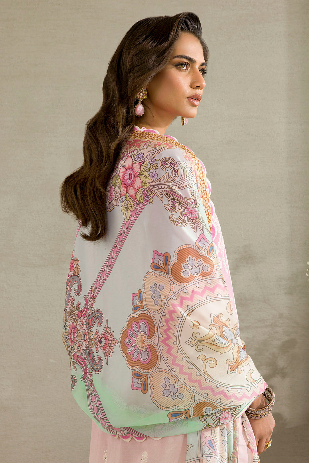 Embroidered Shirt Shalwar Dupatta - 0083