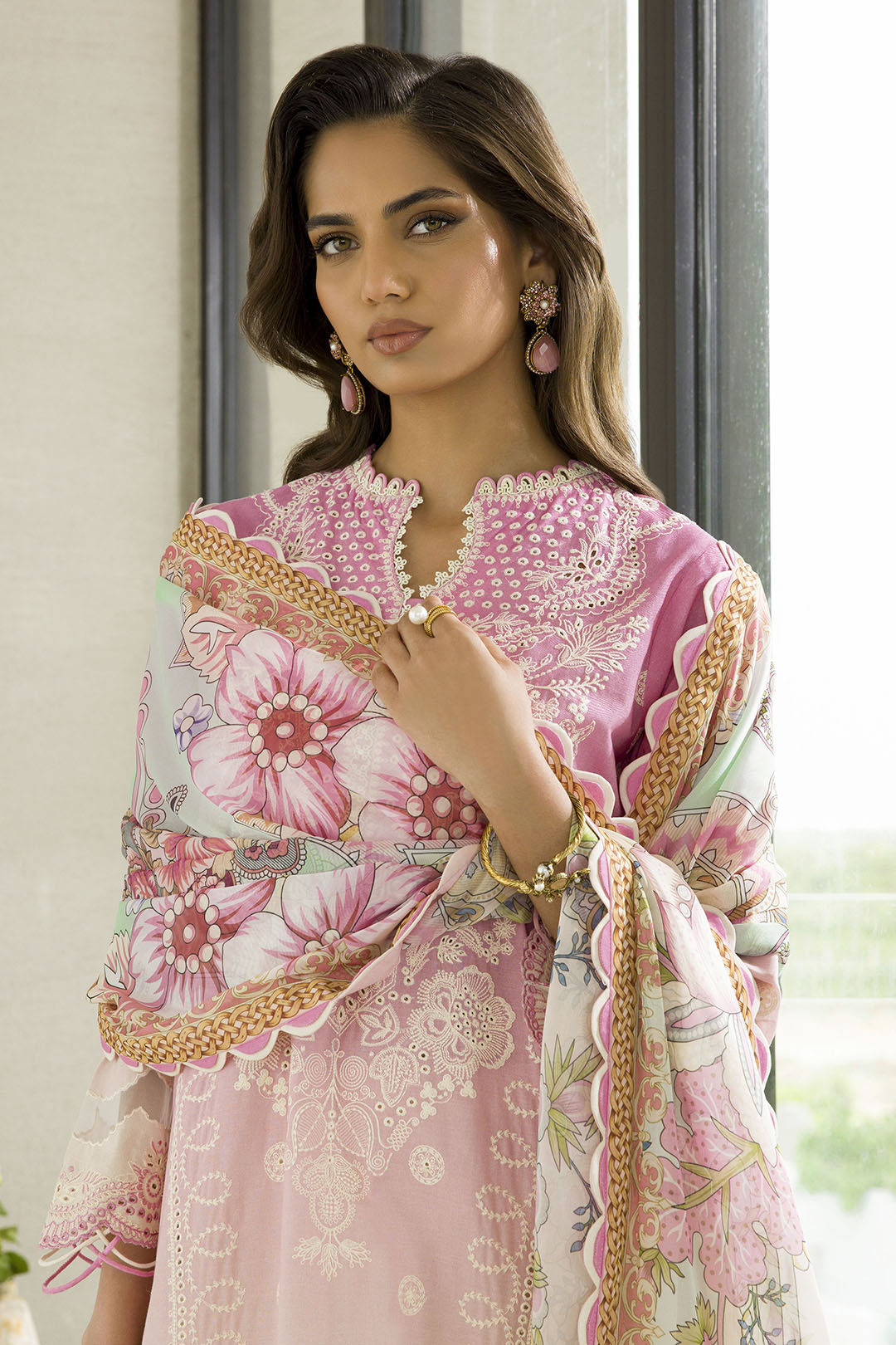 Embroidered Shirt Shalwar Dupatta - 0083