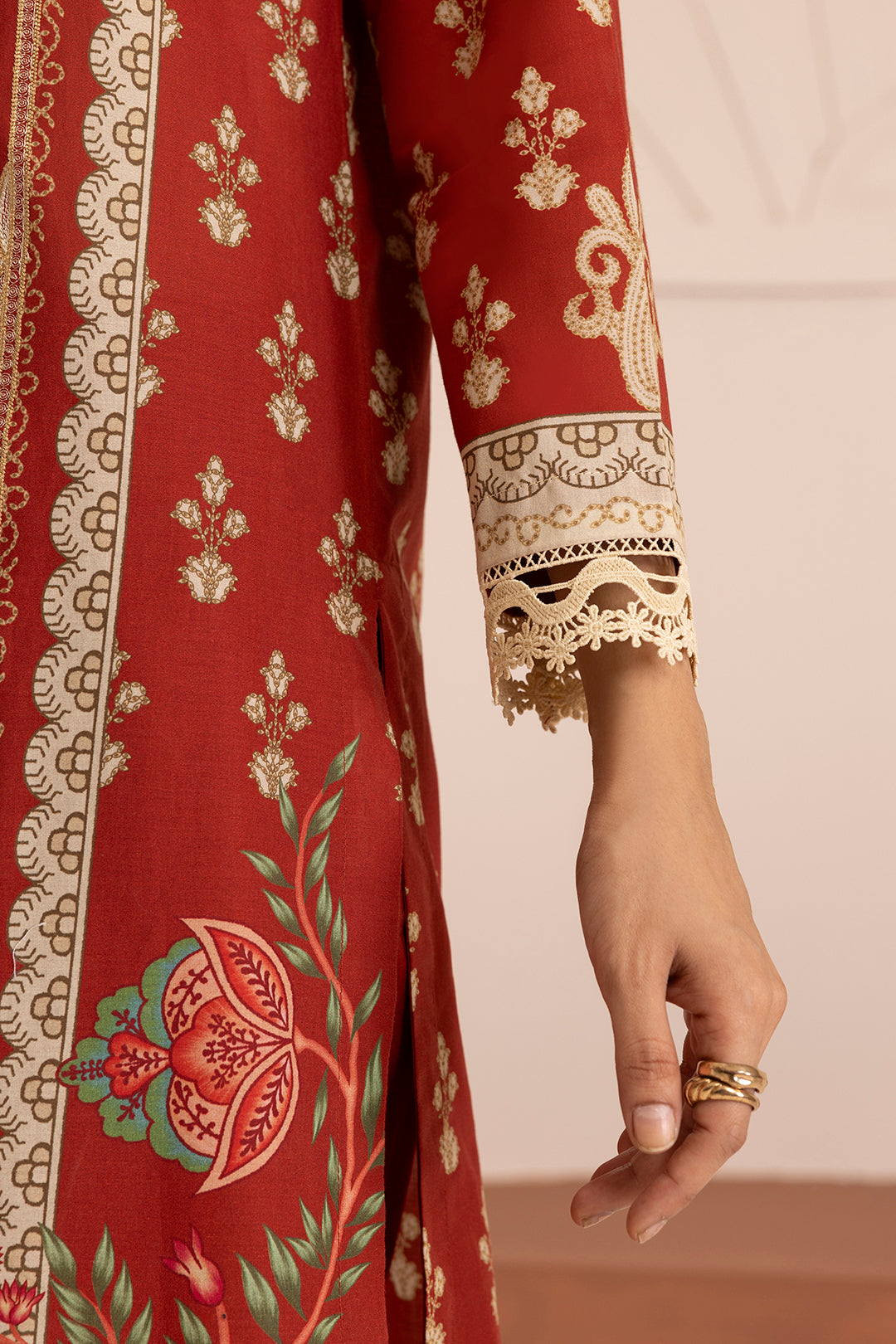 Embroidered Shirt Shalwar Dupatta - 0206