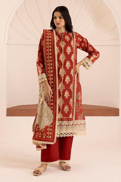Embroidered Shirt Shalwar Dupatta - 0206