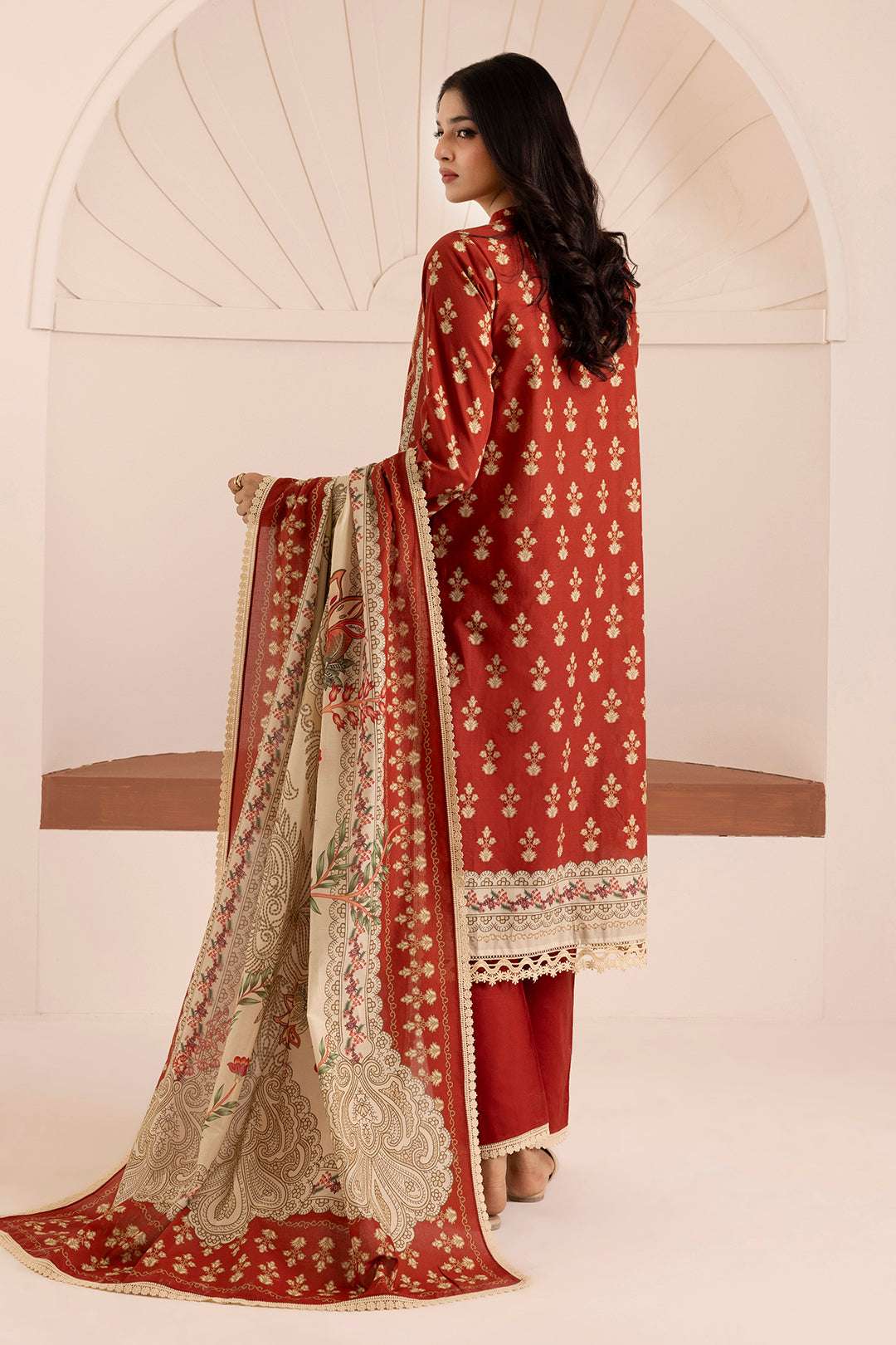 Embroidered Shirt Shalwar Dupatta - 0206