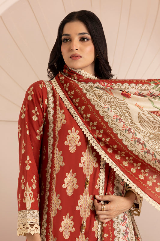 Embroidered Shirt Shalwar Dupatta - 0206
